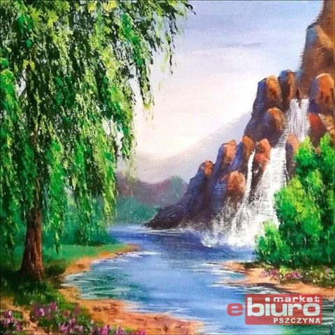 MOZAIKA DIAMENTOWA 30X40 WODOSPAD TMS12056 TITANUM