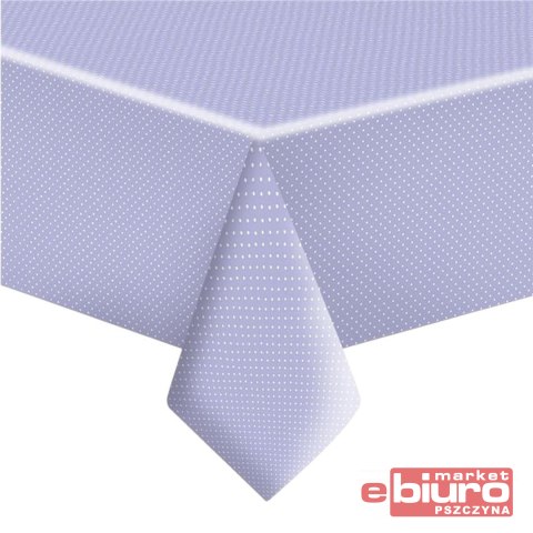 OBRUS PAPIEROWY FIOLETOWY W KROPKI POL-MAK