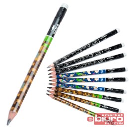 OŁÓWEK TRÓJKĄTNY JUMBO Z NADRUKIEM A KIDEA