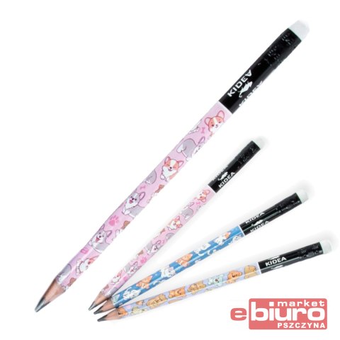 OŁÓWEK TRÓJKĄTNY JUMBO Z NADRUKIEM B KIDEA