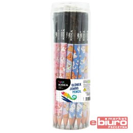 OŁÓWEK TRÓJKĄTNY JUMBO Z NADRUKIEM B KIDEA