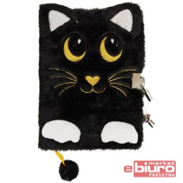 PAMIĘTNIK Z KŁ 3D WŁOCHACZ A5 96K MLF NIGHT CAT