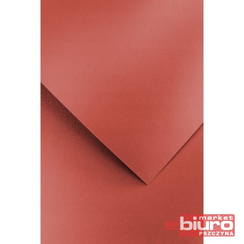 PAPIER OZDOBNY PEARL CZERWONY 20SZT/OP 135G/M2 GALERIA PAPIERU