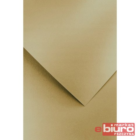 PAPIER OZDOBNY PEARL ZŁOTY 20SZT/OP 135G/M2 GALERIA PAPIERU
