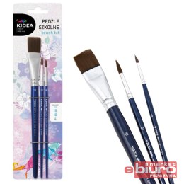 PĘDZLE A 3SZT KIDEA