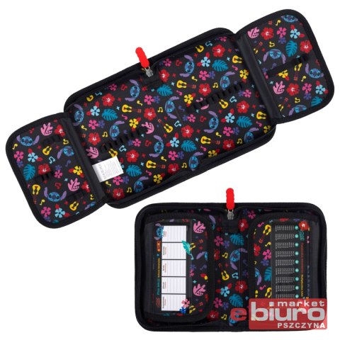 PIÓRNIK DWUKLAP. BEZ WYP STITCH BLACK ALOHA MAJEWS