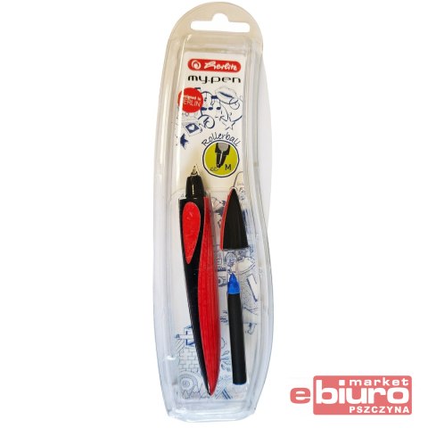 PIÓRO KULKOWE MY PEN STYLE CZARNO-CZERWONE
