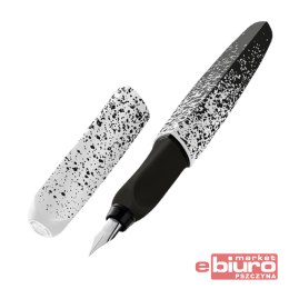 PIÓRO WIECZNE PELIKAN TWIST COLOR BIAŁO-CZAR NABO