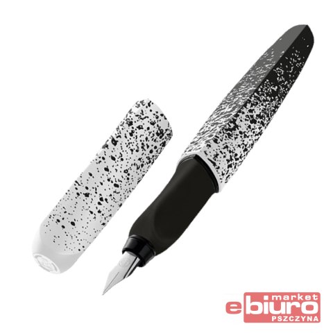 PIÓRO WIECZNE PELIKAN TWIST COLOR BIAŁO-CZAR NABO
