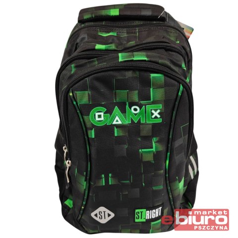 PLECAK 3 KOM STRIGHT BP-26 GREEN GAME