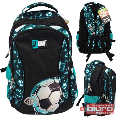 PLECAK 3-KOM. STRIGHT BP-26 NEON FOOTBALL MAJEWSKI