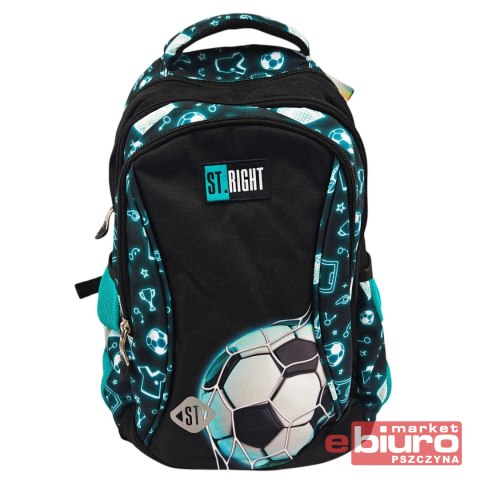 PLECAK 3-KOM. STRIGHT BP-26 NEON FOOTBALL MAJEWSKI