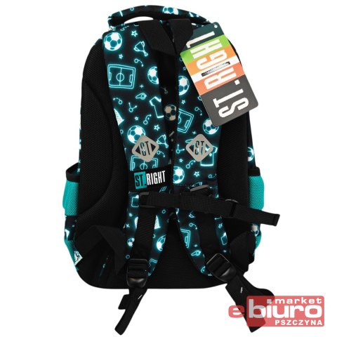 PLECAK 3-KOM. STRIGHT BP-26 NEON FOOTBALL MAJEWSKI