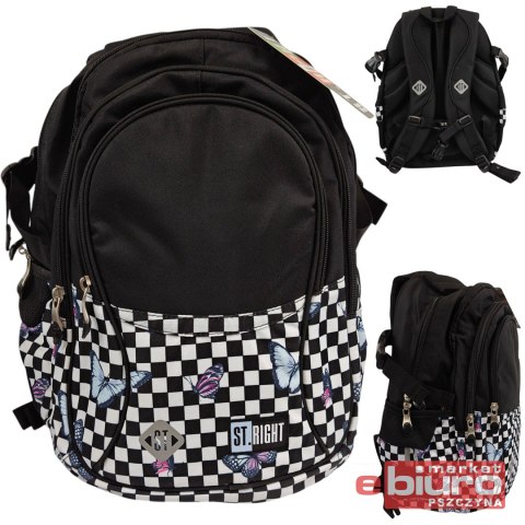 PLECAK 4 KOM STRIGHT BP-01 CHESSBOARD BUTTERFLIES