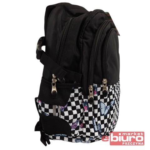PLECAK 4 KOM STRIGHT BP-01 CHESSBOARD BUTTERFLIES