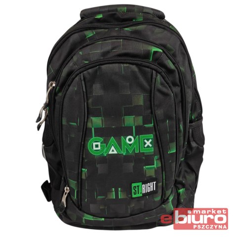 PLECAK 4 KOM STRIGHT BP-04 GREEN GAME