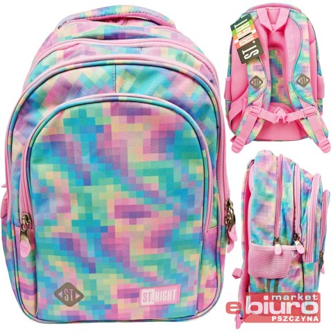 PLECAK 4-KOM STRIGHT BP-58 PASTEL PIXELS MAJEWSKI