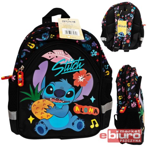 PLECAK PRZEDSZKOLNY 11" D1 STITCH BLACK ALOHA MAJE