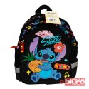 PLECAK PRZEDSZKOLNY 11" D1 STITCH BLACK ALOHA MAJE