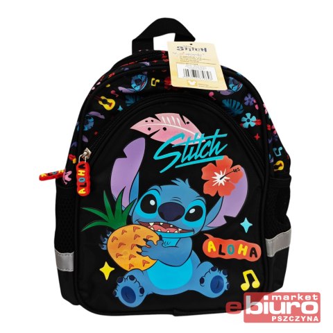 PLECAK PRZEDSZKOLNY 11" D1 STITCH BLACK ALOHA MAJE