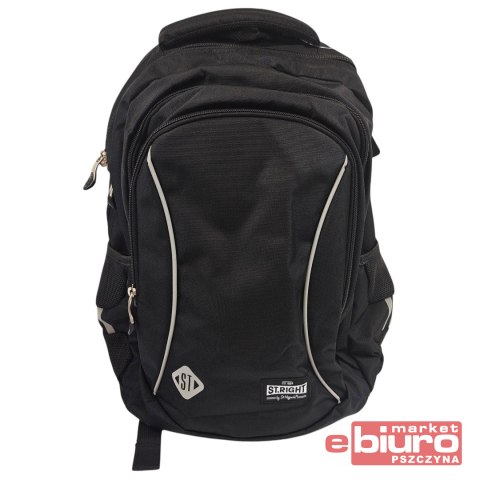 PLECAK SZKOLNY STRIGHT BP-77 ST. BLACK VINTAGE