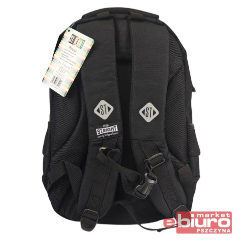 PLECAK SZKOLNY STRIGHT BP-77 ST. BLACK VINTAGE