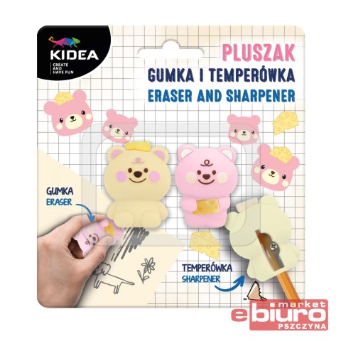 PLUSZAK GUMKA I TEMPERÓWKA KIDEA