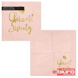 SERWETKI CHRZEST ŚWIĘTY J.RÓŻOW 33X33CM A'12 PARTY