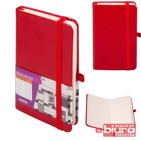 SKOROWIDZ Z GUMKĄ A6 CZERWONY ANTRA