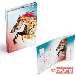 TECZKA SKRZYDŁOWA Z GUMKĄ MFP BOX A4 KOŃ