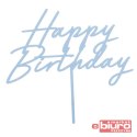 TOPPER AKRYL NA TORT HAPPY BIRTHDAY MGLIST NIEB PD