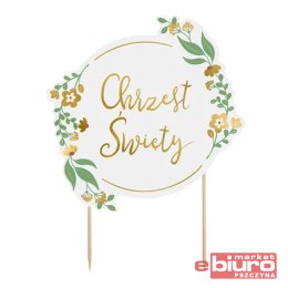 TOPPER NA TORT CHRZEST ŚWIĘTY 15X20CM MIX PARTYDEC