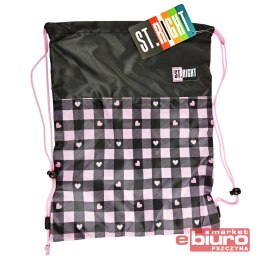 WOREK NA OBUWIE STRIGHT PINK CHECKERED MAJEWSKI