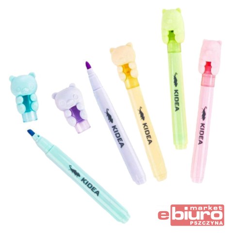 ZAKREŚLACZE SŁODKIE CHWILE 5 KOLORÓW KIDEA