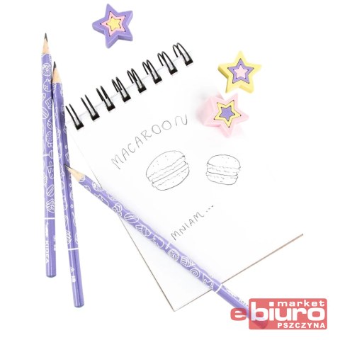 ZAPACHOWE OŁÓWKI + GUMKI MAKARONIKI KIDEA