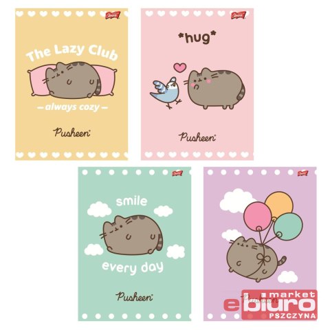 ZESZYT A5 32K LINIA PODW DWUKOL PUSHEEN