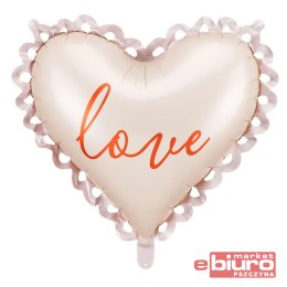 BALON FOLIOWY SERCE 50X47CM MIX PARTYDECO