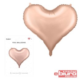 BALON FOLIOWY SERCE 75X64,5CM RÓŻOWE ZŁOTO PARTYDE
