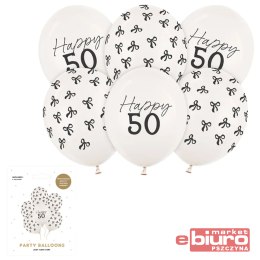 BALONY 30CM 50 PASTEL OFF WHITE A'6 PARTYDECO