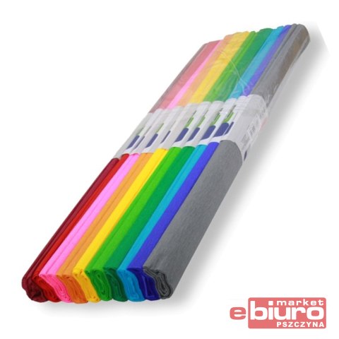 BIBUŁA KOLOROWA 50X200 MIX 10 KOLORÓW A'10 SET 2
