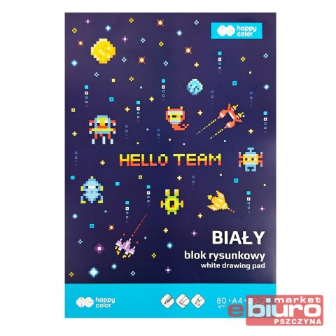 BLOK RYSUNKOWY PIXI PLANET BIAŁY 80G/M2 A4 20ARK