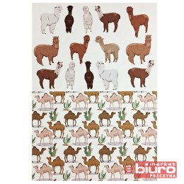 BLOK Z MOTYWEM ANIMALS WILD A4 16ARK 32 MOTYW.