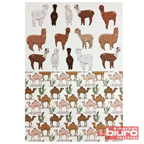 BLOK Z MOTYWEM ANIMALS WILD A4 16ARK 32 MOTYW.