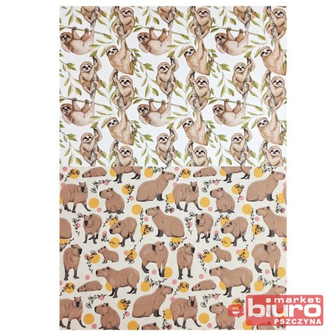 BLOK Z MOTYWEM ANIMALS WILD A4 16ARK 32 MOTYW.