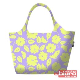COOLPACK KNITTED BAG TORBA NA RAMIĘ FLORES LILA