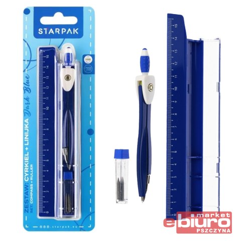 CYRKIEL MET+ LINIJKA DARK BLUE