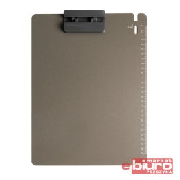 DESKA Z KLIPEM A4 SZARA BD650-S