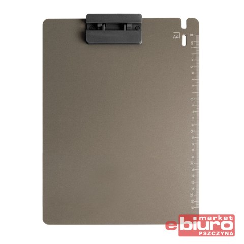 DESKA Z KLIPEM A4 SZARA BD650-S
