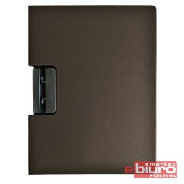 DESKA ZAMYKANA Z KLIPEM A4 C.SZARA BD651-S2