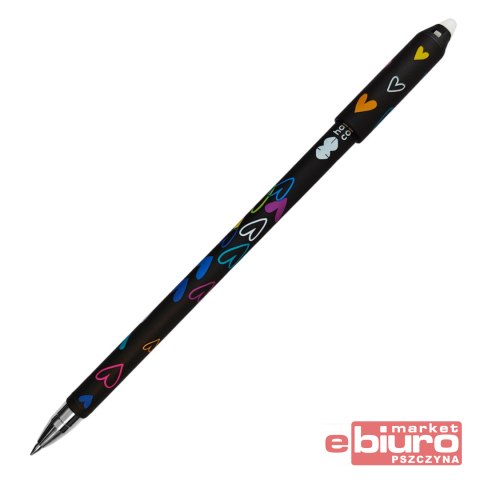 DŁUGOPIS WYMAZ. MY LOVE 0,5MM NIEBIESKI HAPPY COLO